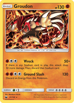 Groudon 81/168 Celestial Storm