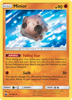Minior 83/168 Celestial Storm
