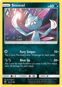 Sneasel 86/168 Celestial Storm