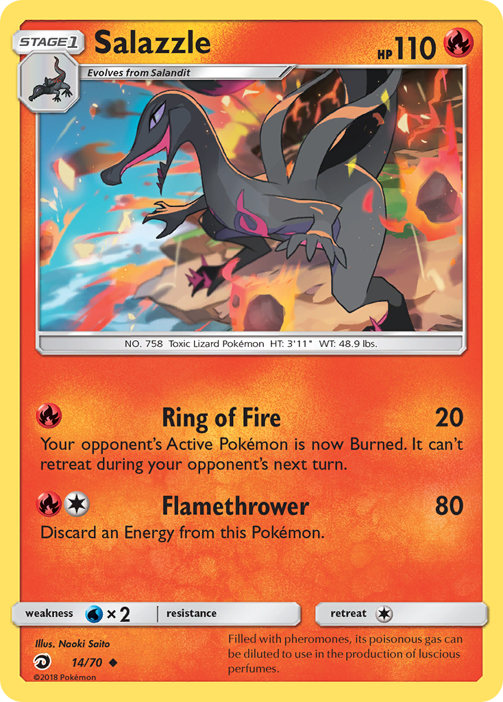 Salazzle 14/70 Dragon Majesty