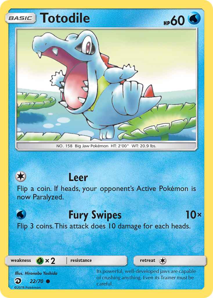 Totodile 22/70 Dragon Majesty