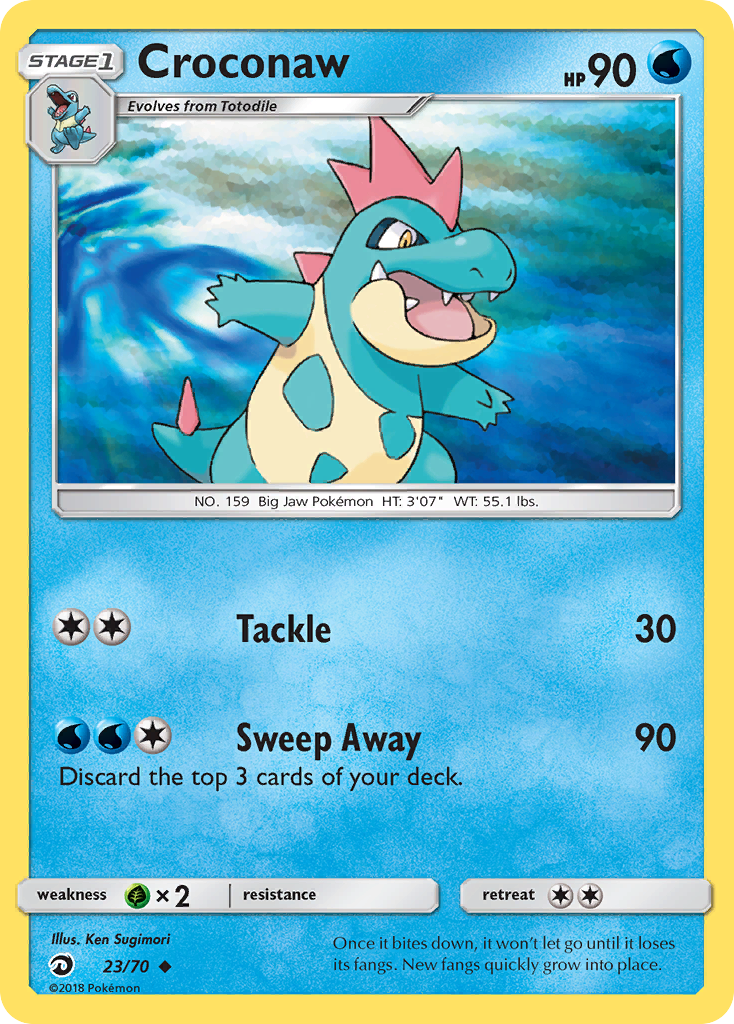 Croconaw 23/70 Dragon Majesty