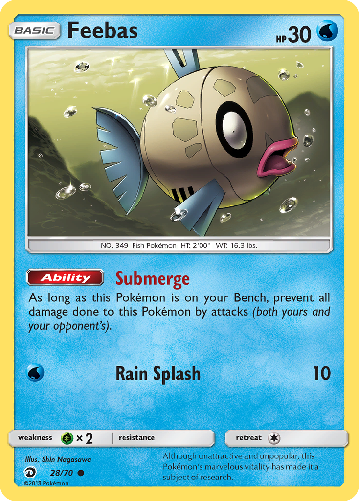 Feebas 28/70 Dragon Majesty