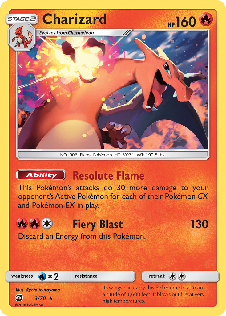 Charizard 3/70 Dragon Majesty
