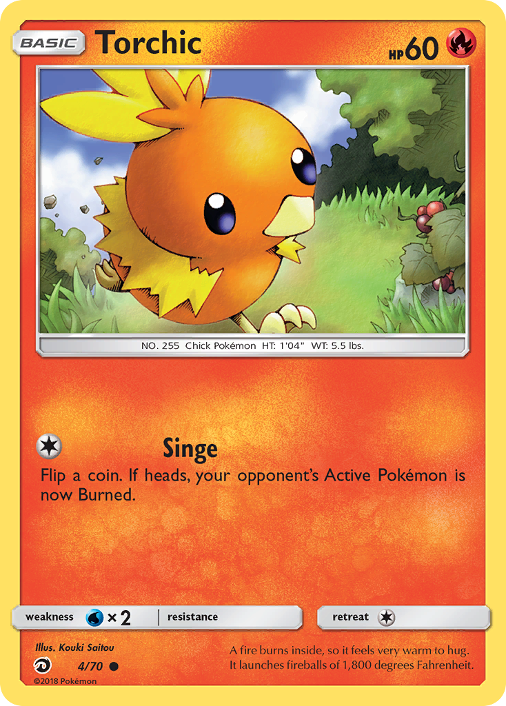 Torchic 4/70 Dragon Majesty