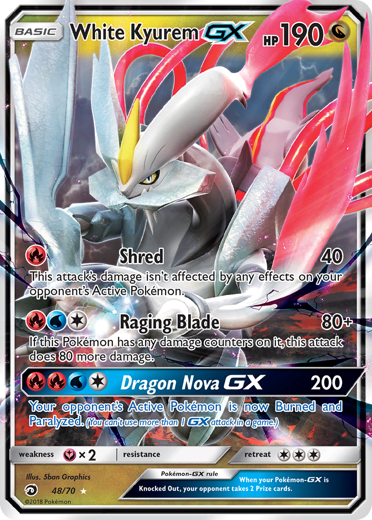 White Kyurem-GX 48/70 Dragon Majesty
