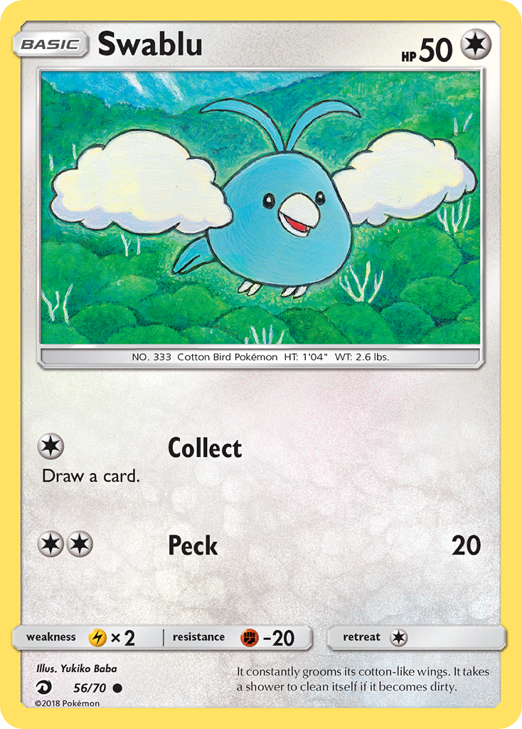 Swablu 56/70 Dragon Majesty