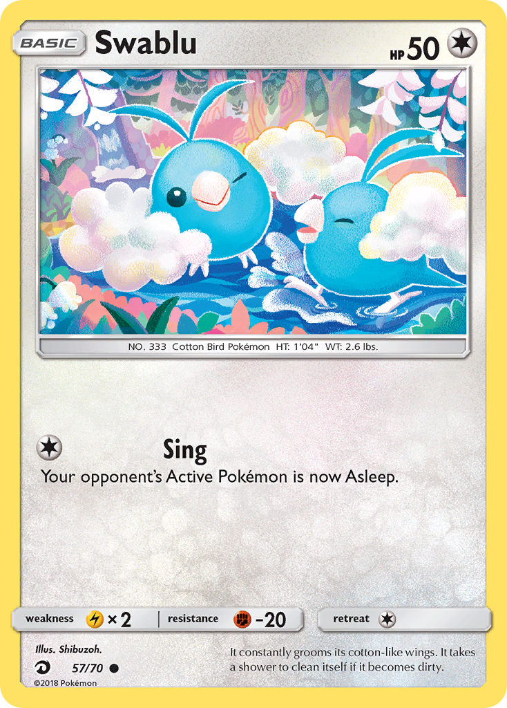 Swablu 57/70 Dragon Majesty