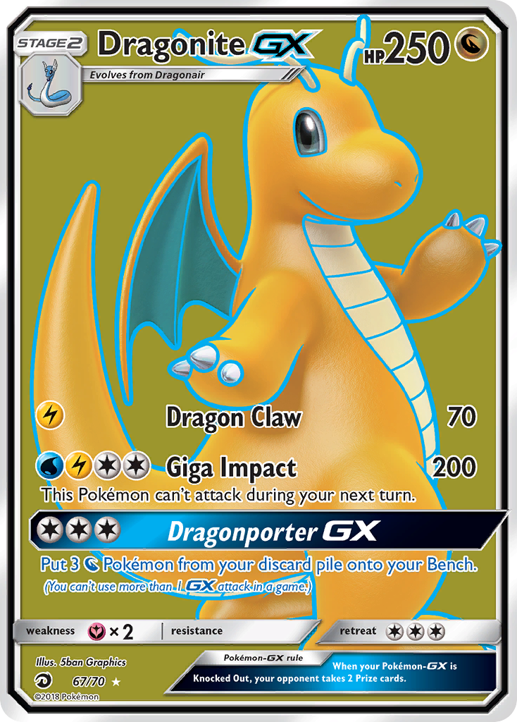 Dragonite-GX 67/70 Dragon Majesty