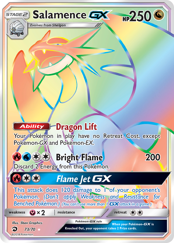 Salamence-GX 73/70 Dragon Majesty