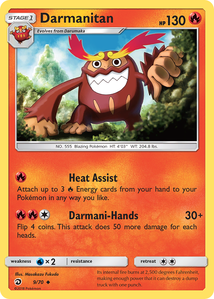 Darmanitan 9/70 Dragon Majesty