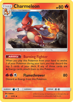 Charmeleon 2/70 Dragon Majesty