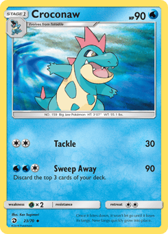 Croconaw 23/70 Dragon Majesty