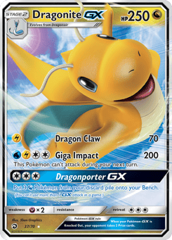 Dragonite-GX 37/70 Dragon Majesty