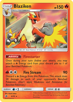 Blaziken 6/70 Dragon Majesty