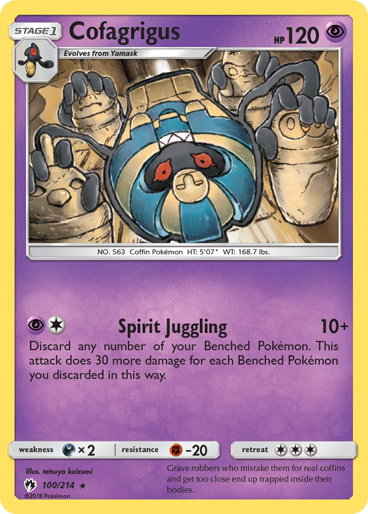 Cofagrigus 100/214 Lost Thunder