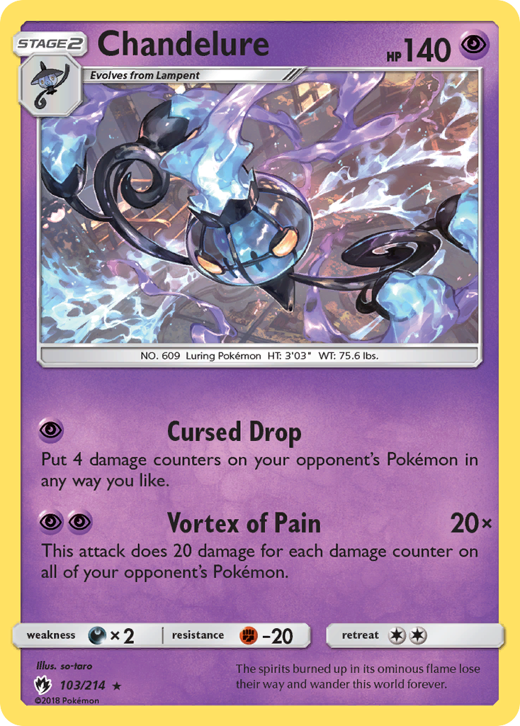 Chandelure 103/214 Lost Thunder