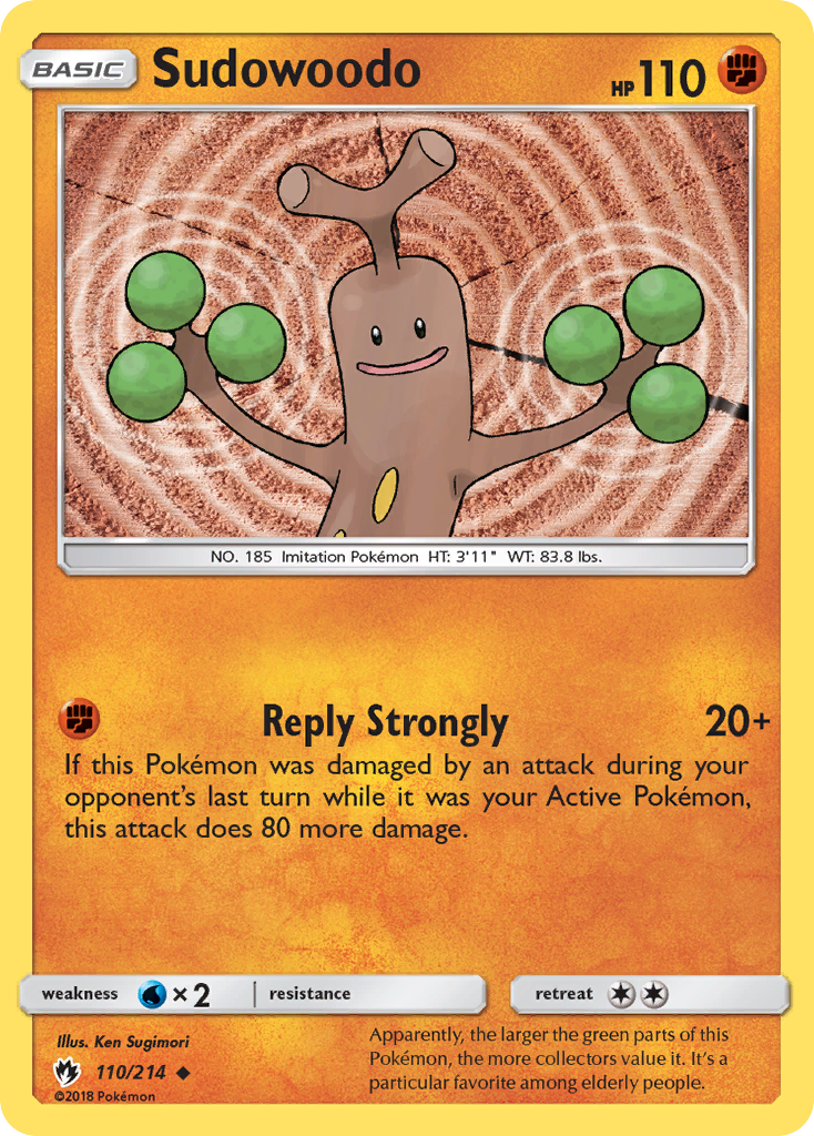 Sudowoodo 110/214 Lost Thunder