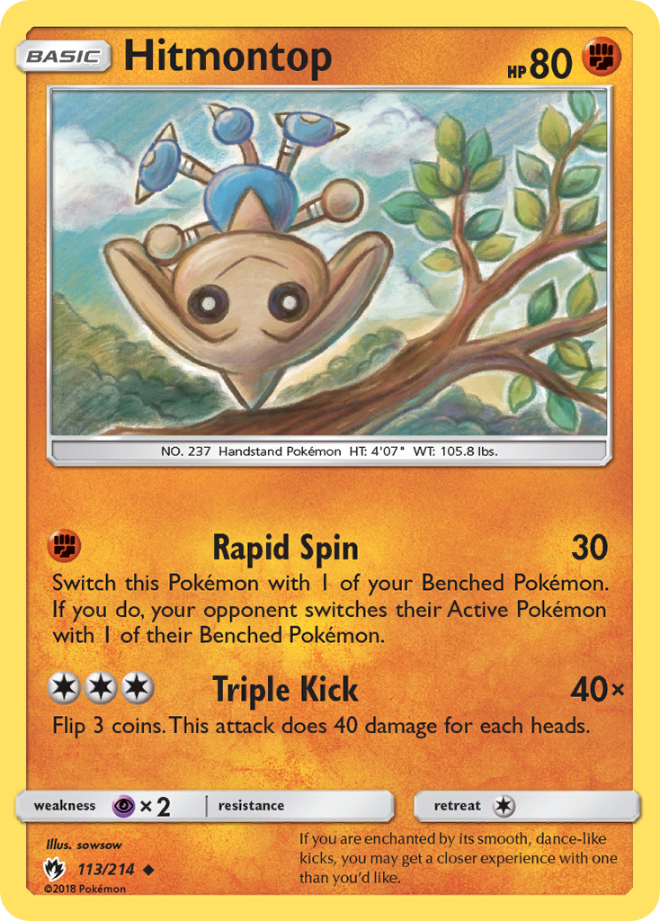 Hitmontop 113/214 Lost Thunder