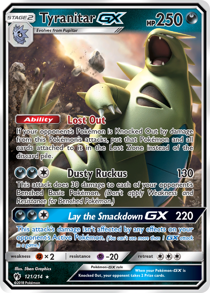 Tyranitar-GX 121/214 Lost Thunder
