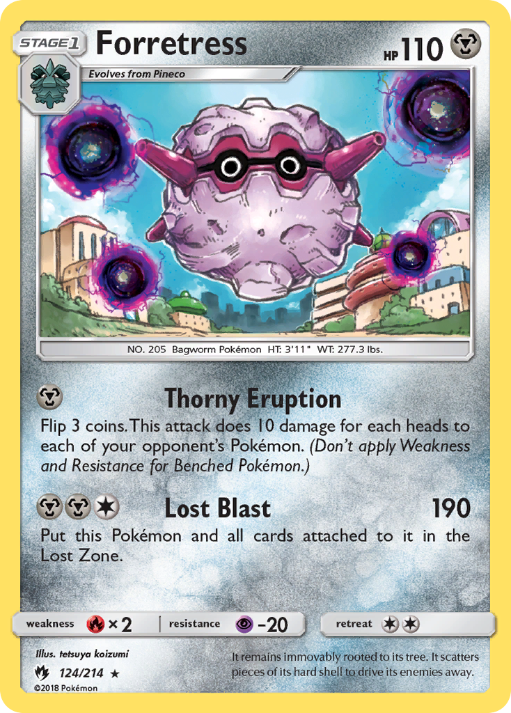 Forretress 124/214 Lost Thunder