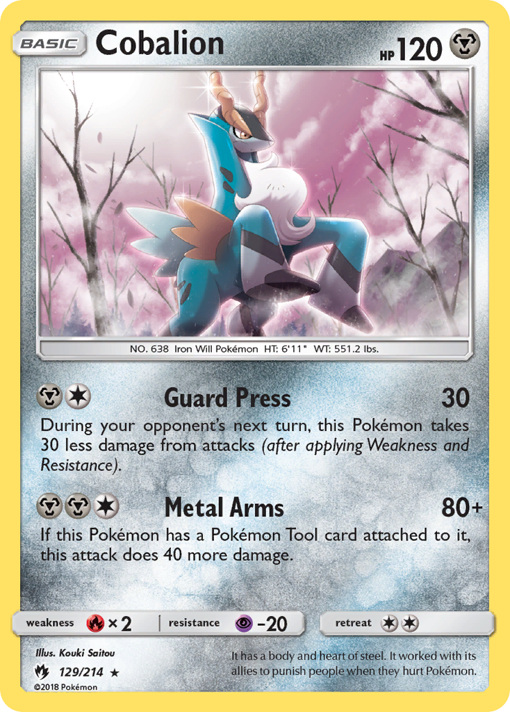 Cobalion 129/214 Lost Thunder