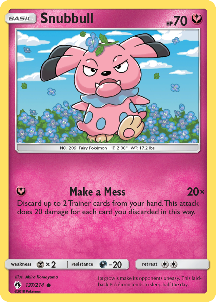 Snubbull 137/214 Lost Thunder