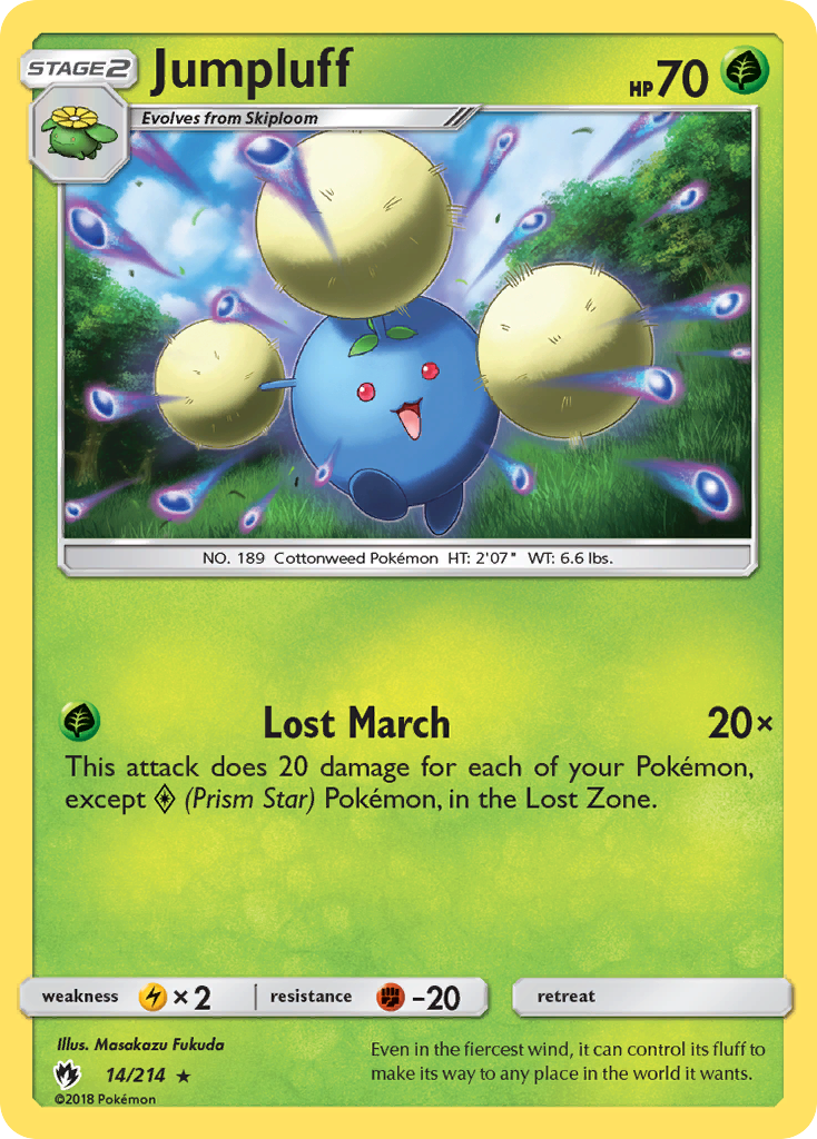 Jumpluff 14/214 Lost Thunder