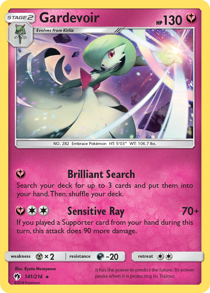 Gardevoir 141/214 Lost Thunder