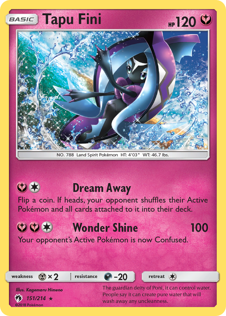 Tapu Fini 151/214 Lost Thunder