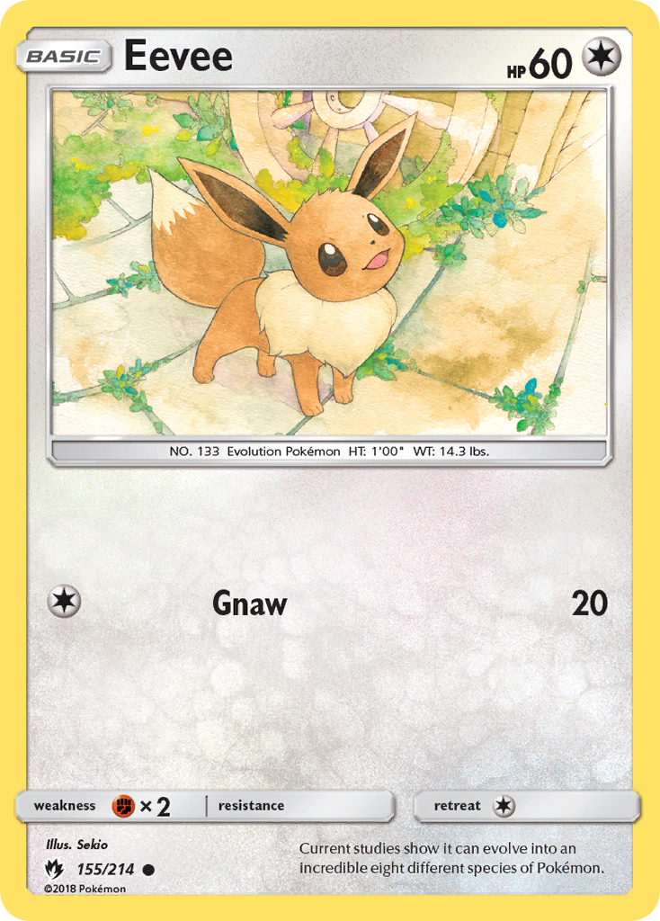 Eevee 155/214 Lost Thunder