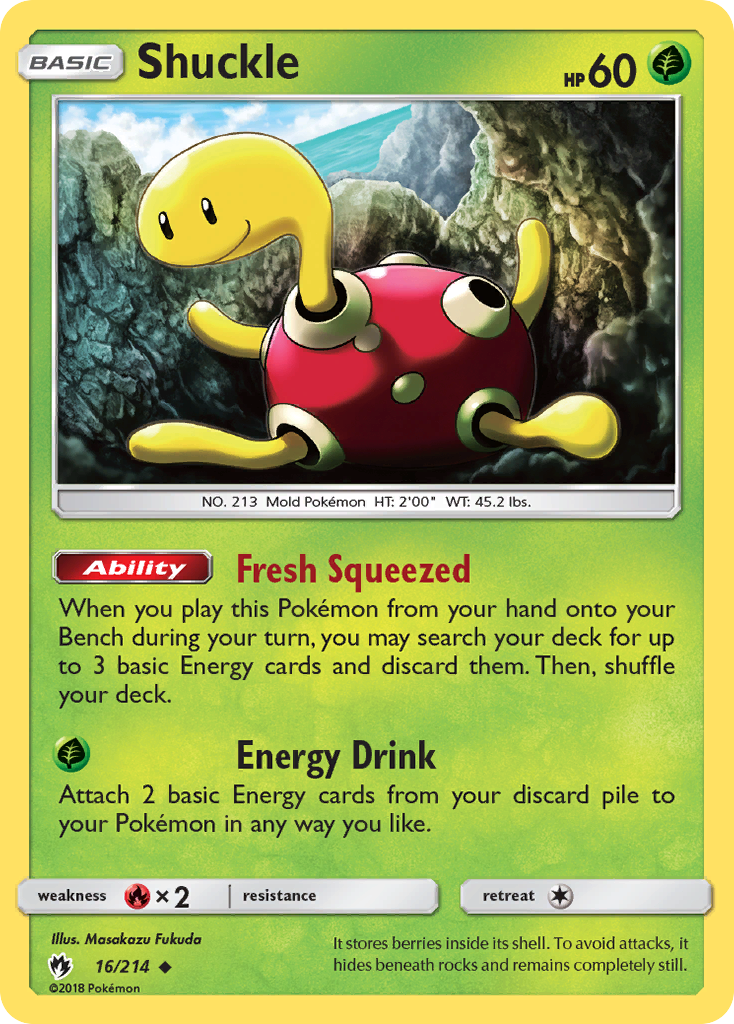 Shuckle 16/214 Lost Thunder