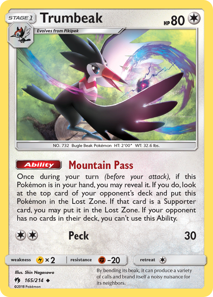 Trumbeak 165/214 Lost Thunder