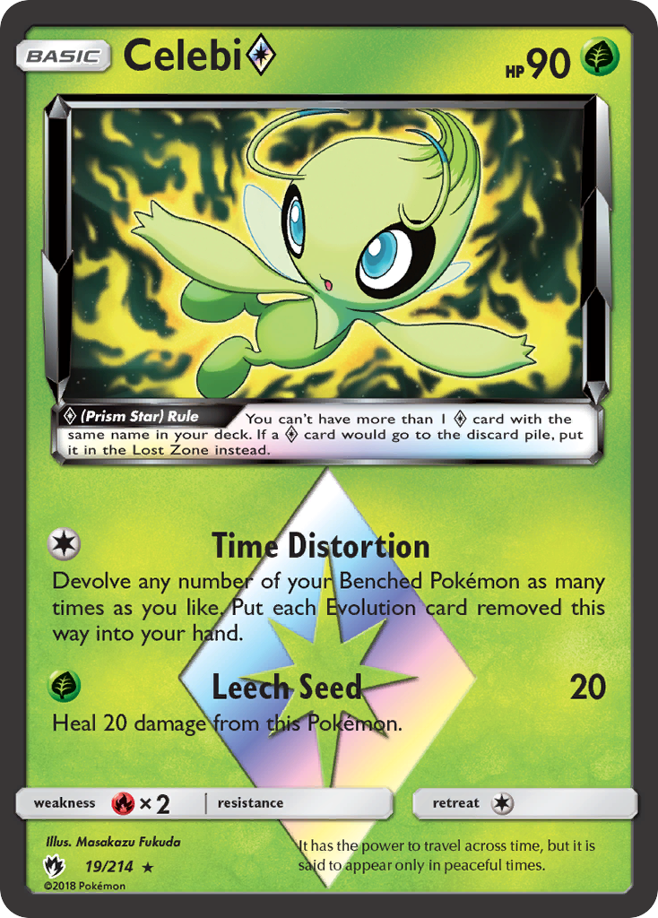 Celebi ◇ 19/214 Lost Thunder