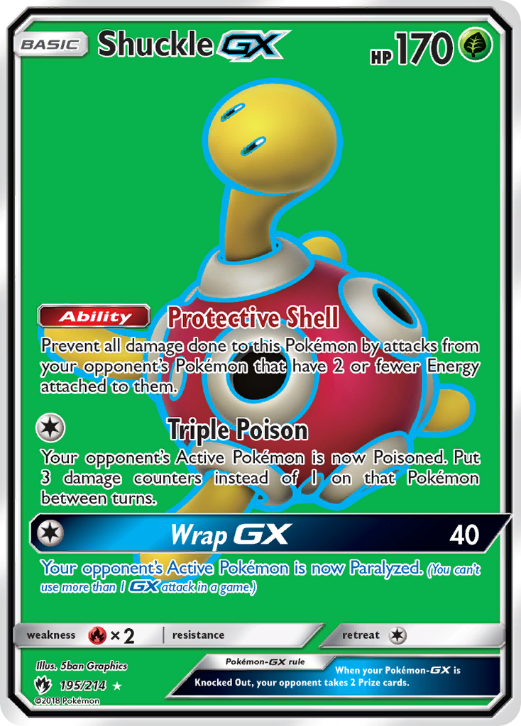 Shuckle-GX 195/214 Lost Thunder