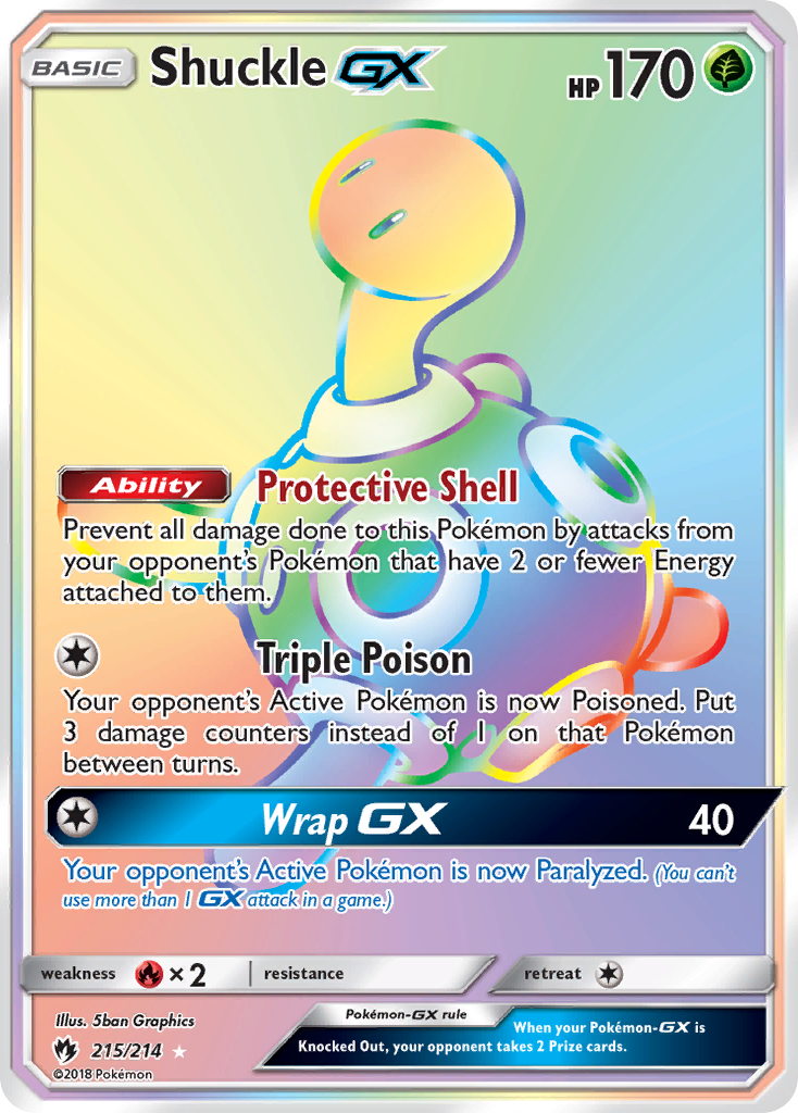 Shuckle-GX 215/214 Lost Thunder