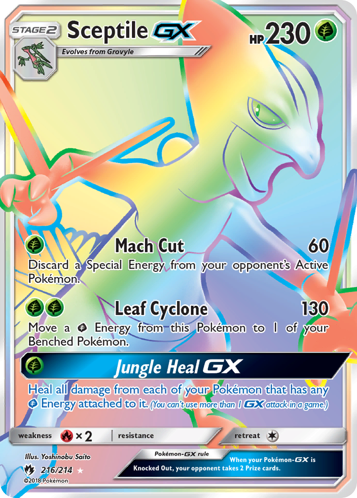 Sceptile-GX 216/214 Lost Thunder