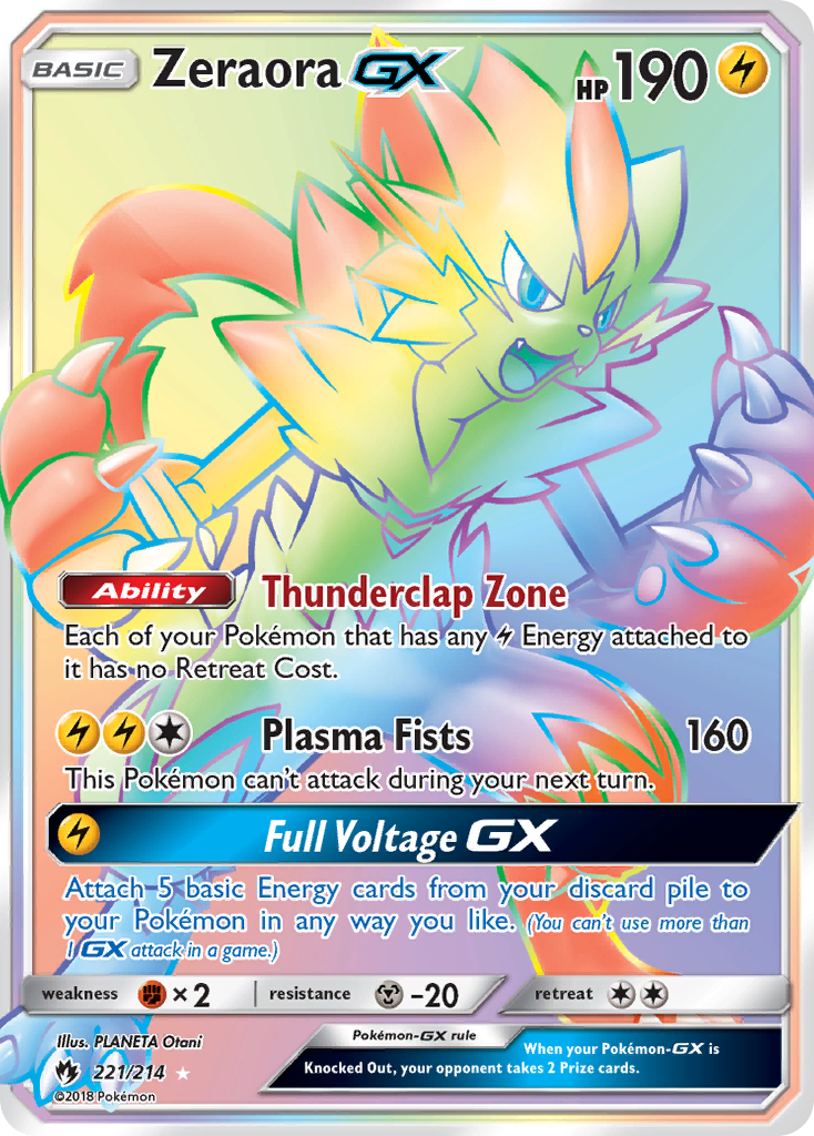 Zeraora-GX 221/214 Lost Thunder