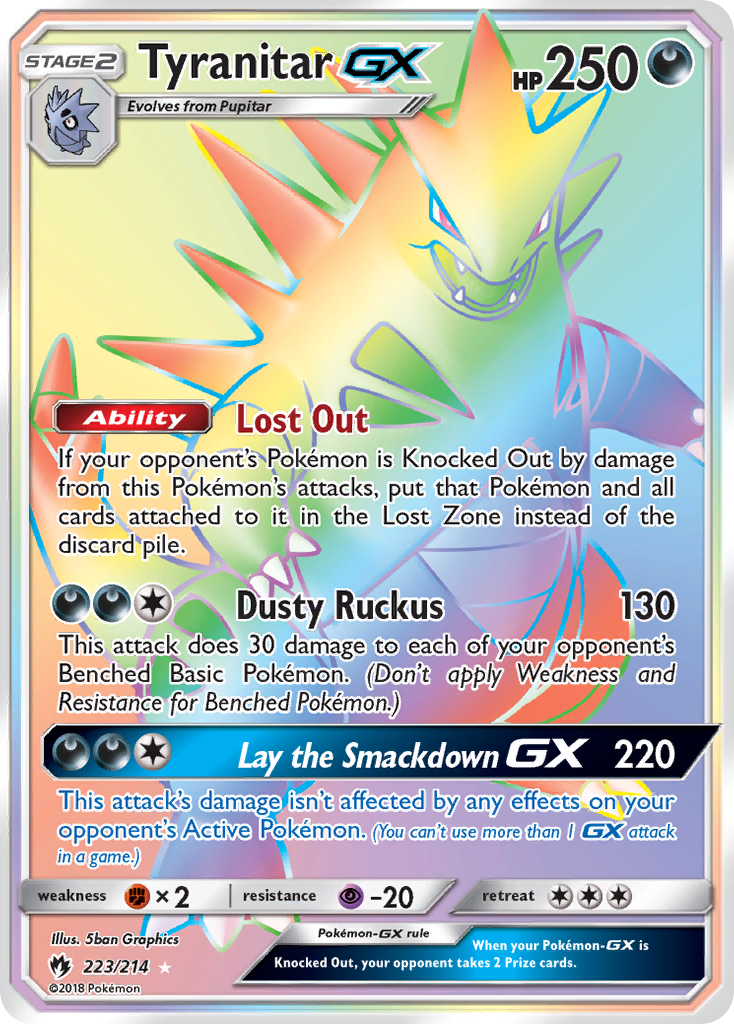 Tyranitar-GX 223/214 Lost Thunder