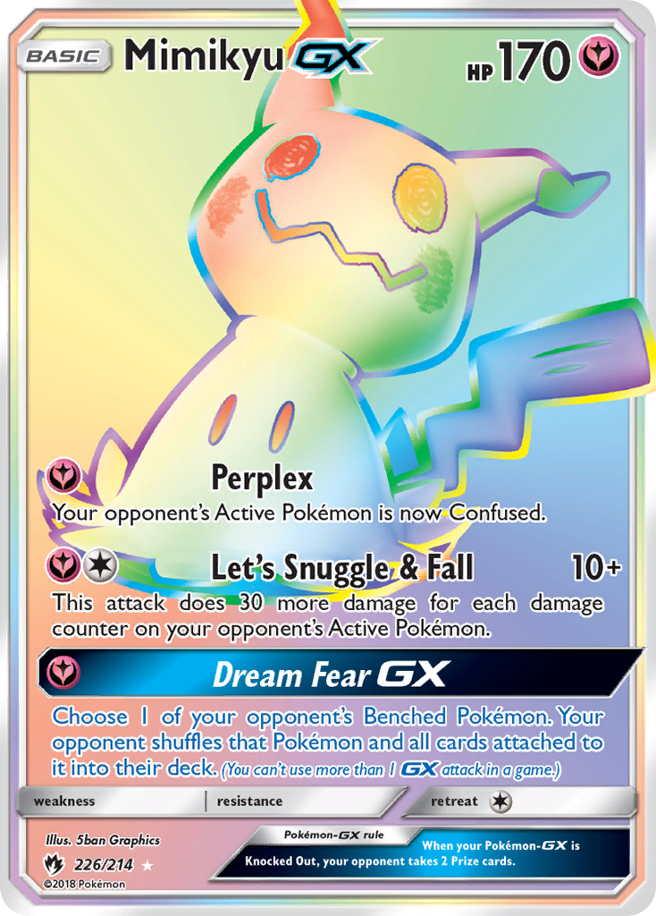 Mimikyu-GX 226/214 Lost Thunder