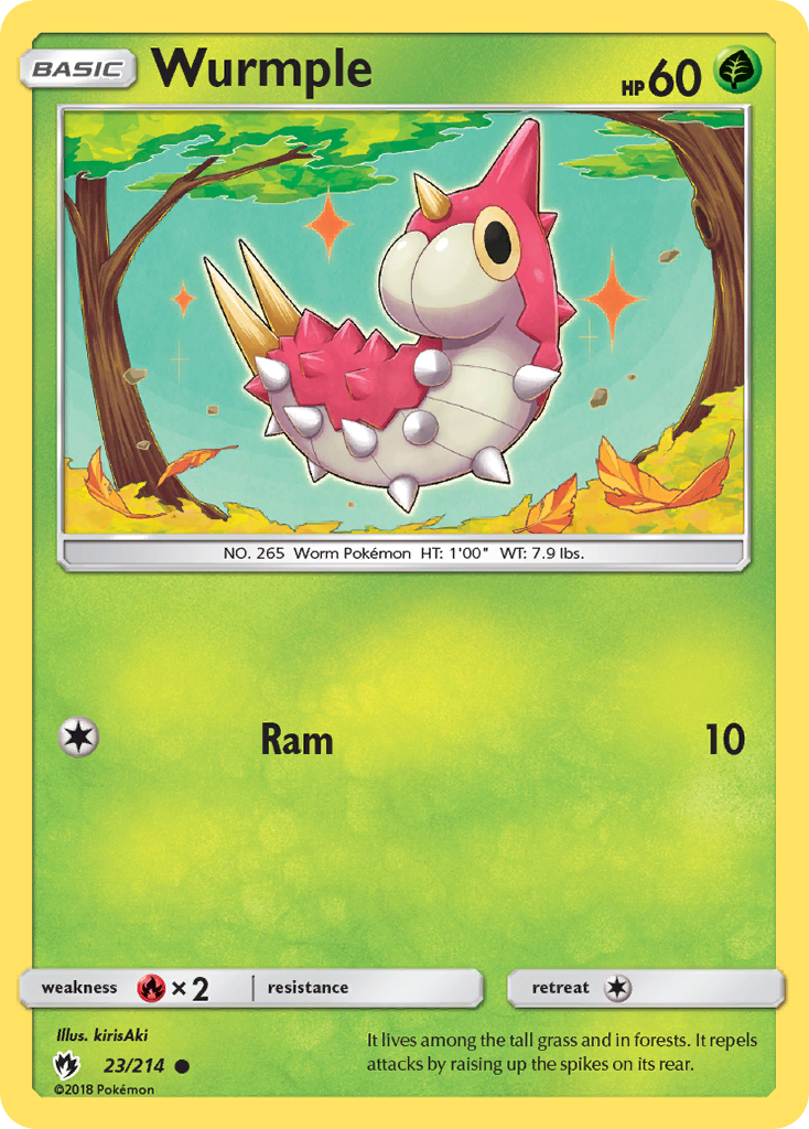 Wurmple 23/214 Lost Thunder