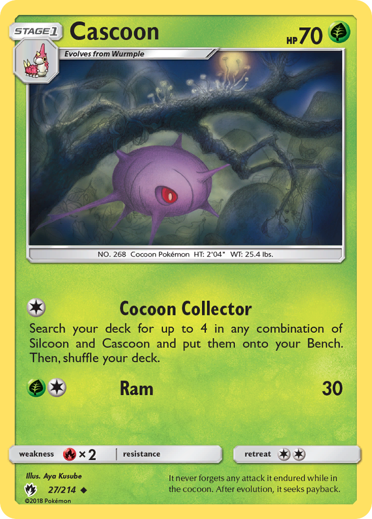 Cascoon 27/214 Lost Thunder
