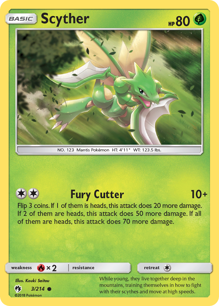 Scyther 3/214 Lost Thunder