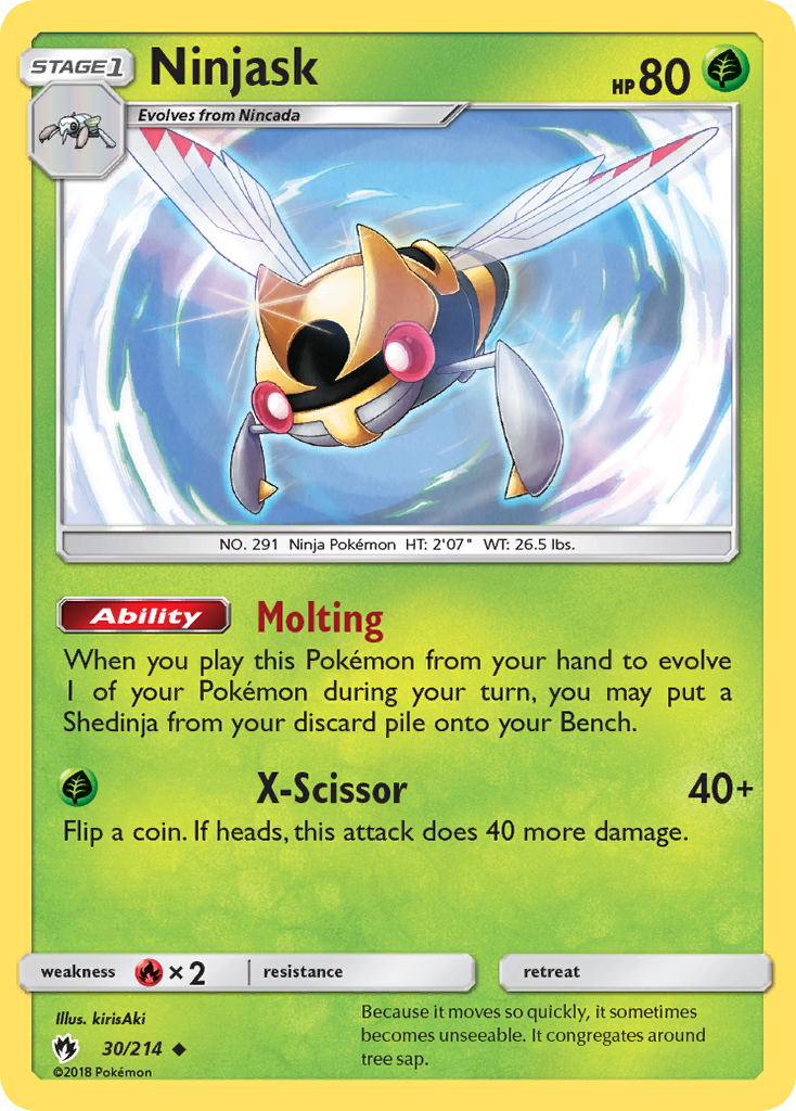 Ninjask 30/214 Lost Thunder