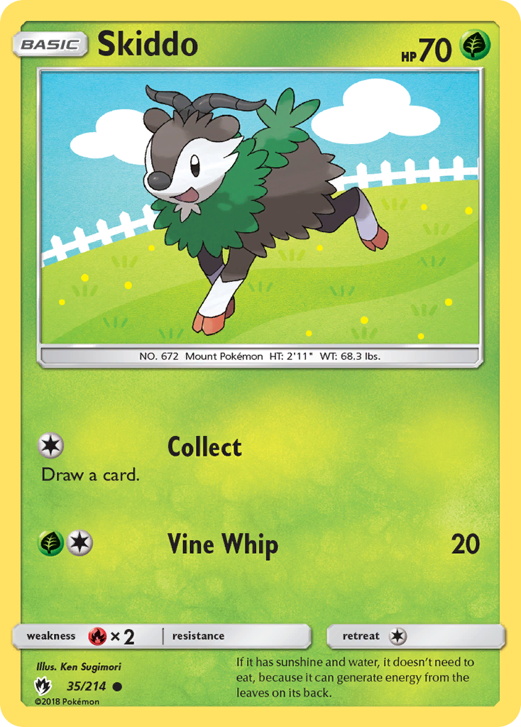 Skiddo 35/214 Lost Thunder