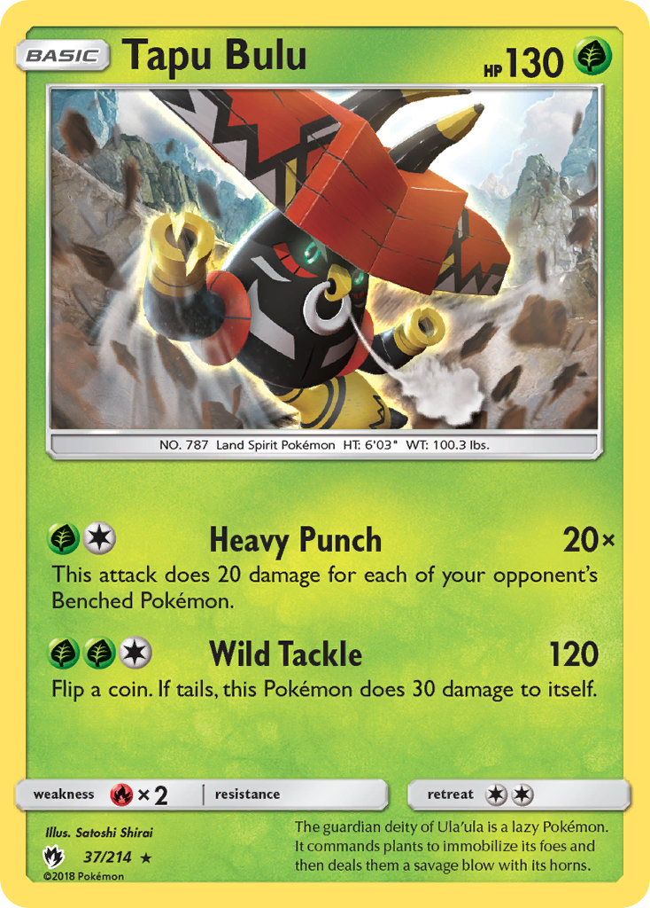 Tapu Bulu 37/214 Lost Thunder