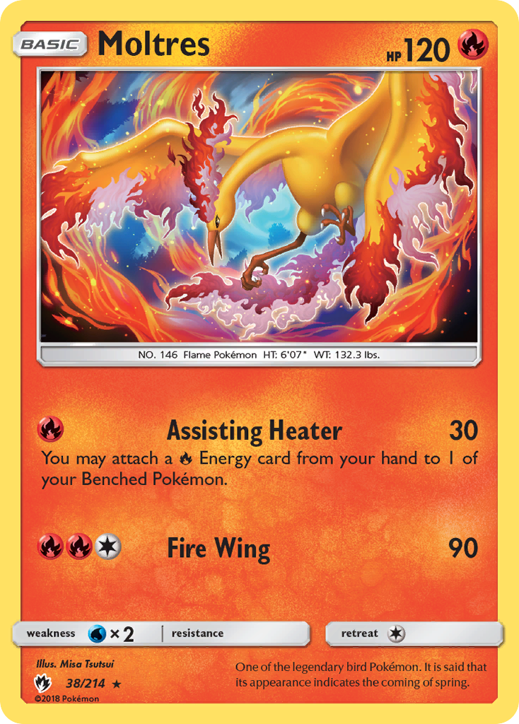 Moltres 38/214 Lost Thunder