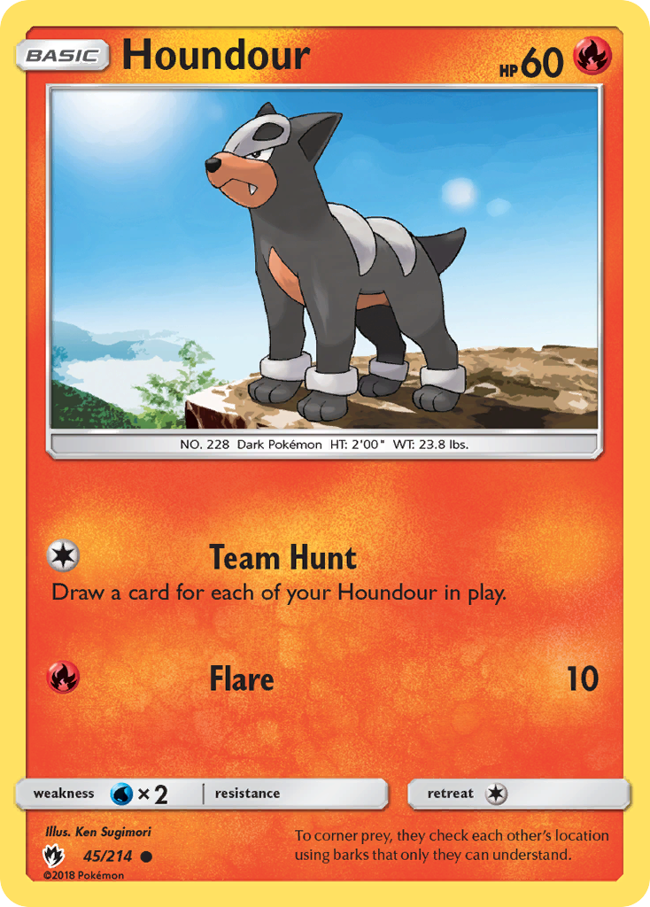 Houndour 45/214 Lost Thunder