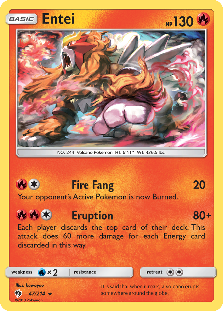 Entei 47/214 Lost Thunder