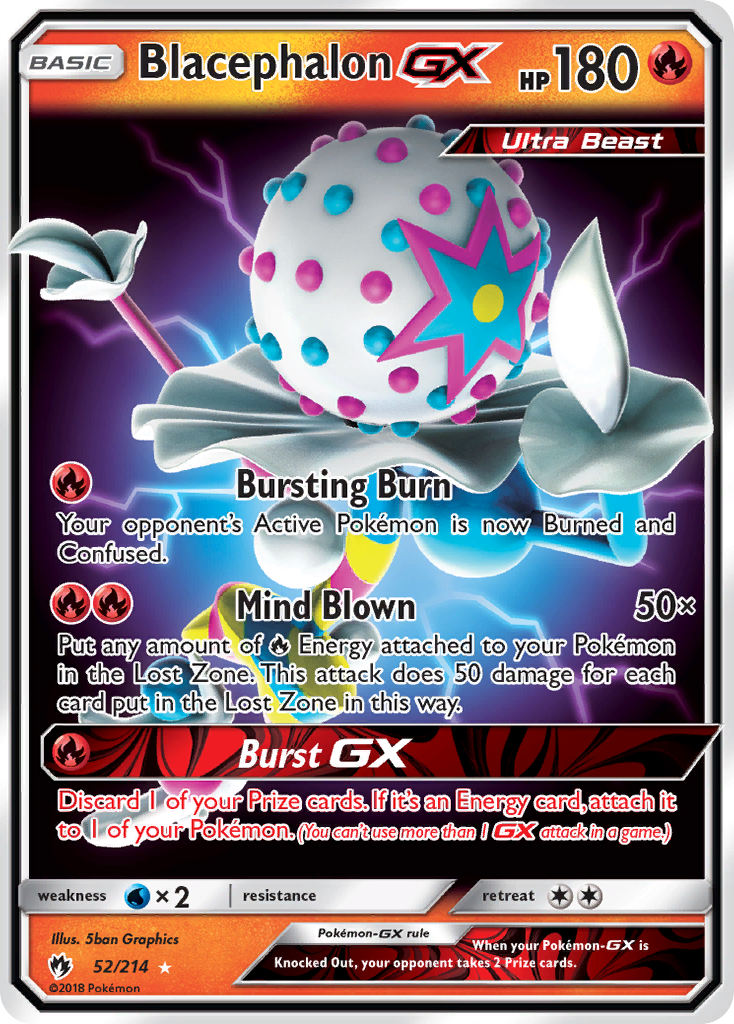 Blacephalon-GX 52/214 Lost Thunder